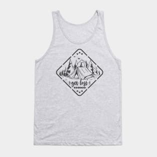 Camping Adventure Hiking Outdoor Funny Quote Tank Top